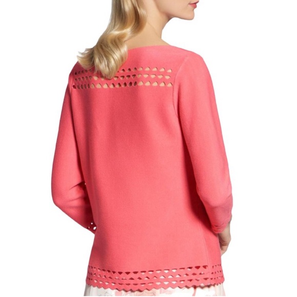 Basler Scalloped Hem Cutout Detail Sweater - Picture 7 of 9